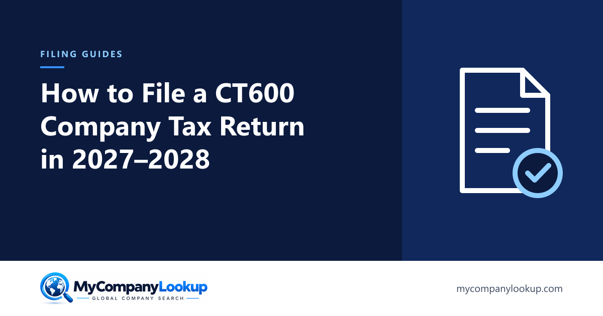 How to File a CT600 Company Tax Return in 2027 and 2028