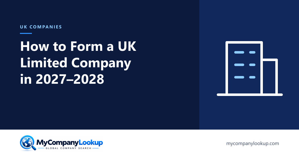 How to Form a UK Limited Company in 2027 and 2028